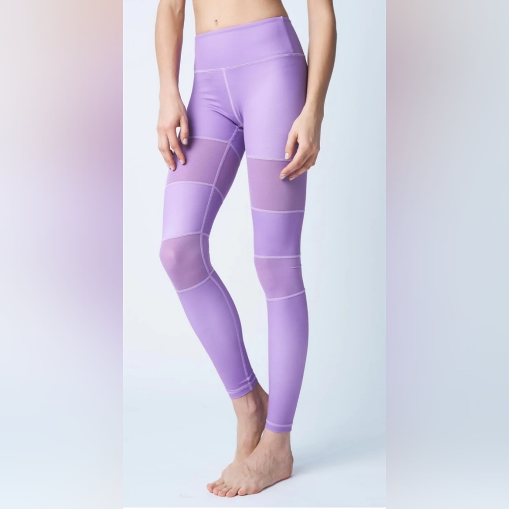Flexi Lexi- Purple Peek-A-Boo Flexi Pants